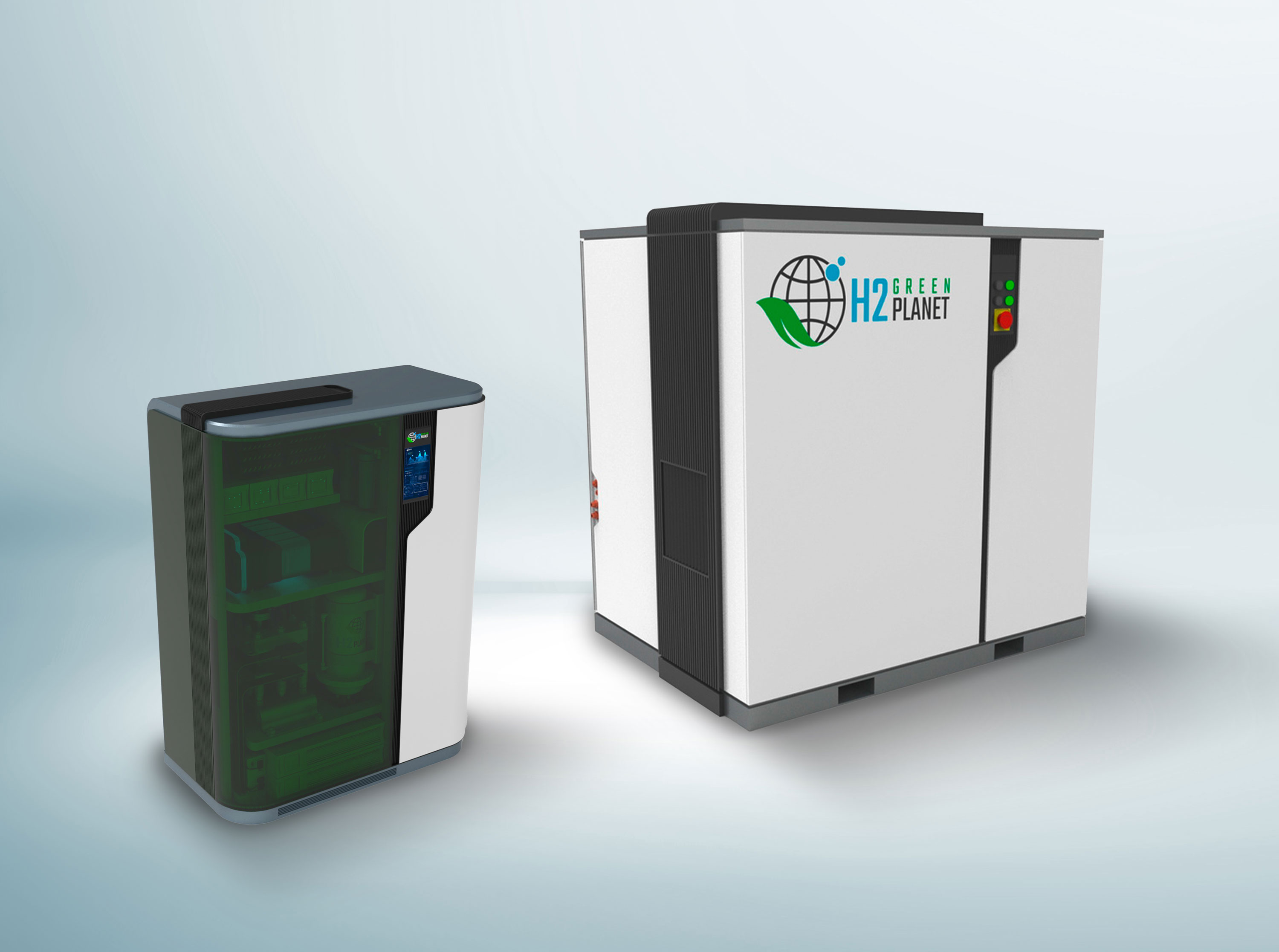 H2 Green Planet Wasserstoffstacks in der Übersicht 